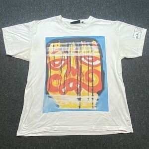 Haculla Streetwear Mens XL White Graphic Tee New York Grilled N Eaten T-Shirt‎
